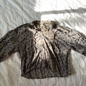 We are the new society peasant blouse, size small